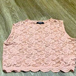 Cute lace crop top